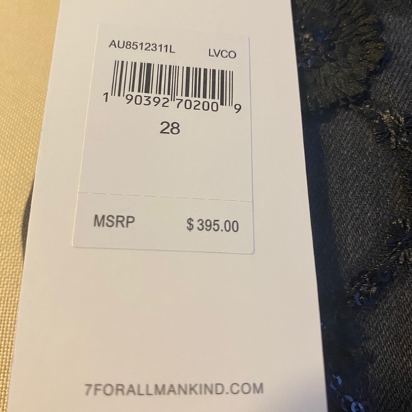 LUXE VINTAGE HIGH WAIST SLIM KICK JEANS sequins - Picture 3 of 13